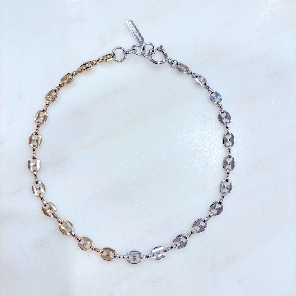 Justine Clenquet Silver and Gold Joy Necklace